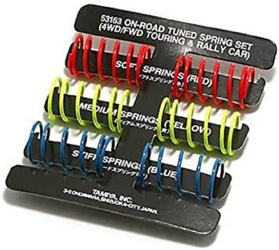 Tamiya Hop-up Option OP-163 On-Road Spring Set (4WD/FF) 