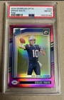2024 Panini Donruss Optic - Rated Rookie Drake Maye #229 Pink Prizm (RC)-PSA 8