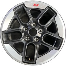 Oem Jeep Polished Black Wrangler Rim 17x7.5 2018-2021 Wheel Factory 9219 Oem Jeep Polished Black Wrangler Rim 17x7.5 2018-2021 Wheel Factory 9219