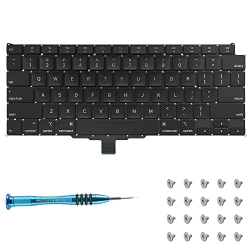US Tastatur mit Schrauben und Schraubendreher Set Ersatz für MacBook Air 13" - Bild 6 von 6