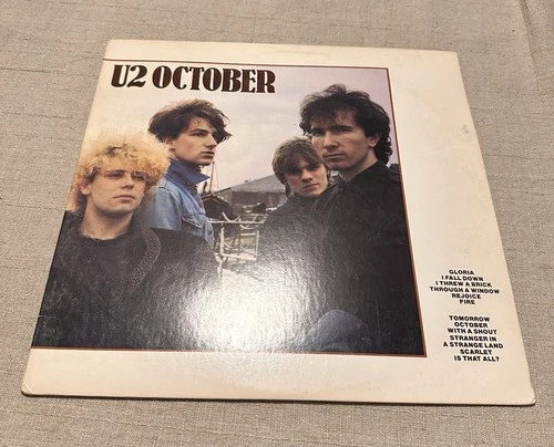 U2 October LP Vinyl 12" Island Records 90092-1 1981 Original Record Album