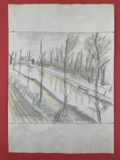 Vincent van Gogh Drawing on paper (Handmade) signed and stamped