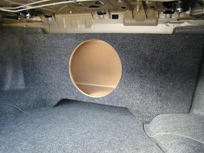 2008-12 Honda ACCORD 1-12''  Custom SUB BOX Subwoofer Enclosure by ZEnclosures