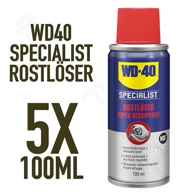 WD-40 SPECIALIST 5x 100ml RUST REMOVER RUST REMOVER RUST REMOVER CREEP OIL
