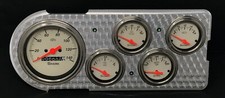 1948 1949 1950 Ford Truck 5 Gauge Dash Panel Insert Engine Turned Shark 1948 1949 1950 Ford Truck 5 Gauge Dash Panel Insert Engine Turned Shark
