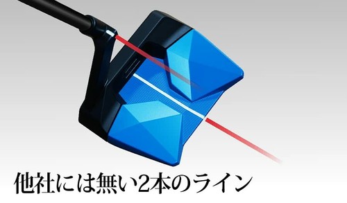 CROSSPUTT Putter Black 34 Stealth2.0 Putter Golf Club Mallet Type Patented 2 Lin - Picture 2 of 7