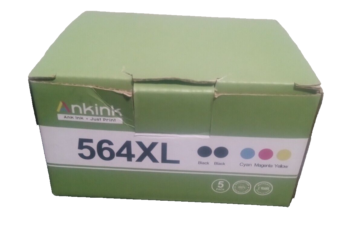 Replacement Ink Cartridges 5 pack ANK INK 564XL-image