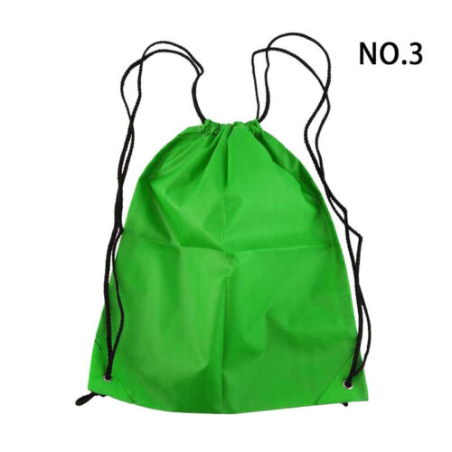 Unisex Waterproof Strong Nylon Cord Handles Drawstring Softback Bag Sport Gym - Picture 5 of 22