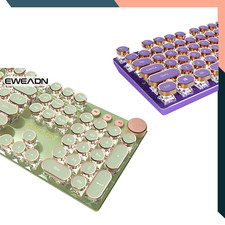 Retro Typewriter Mechanical Gaming Keyboard 104 Keys USB Wired LED Backlit Vinta