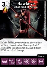 Marvel Age of Ultron Dice Masters - Single Card + Die -- Common Hawkeye