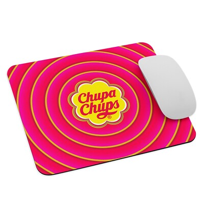 Chupa Chups Mouse Pad 9.5x7.75 inch Lollipops Memories Millennials Logo 2000s
