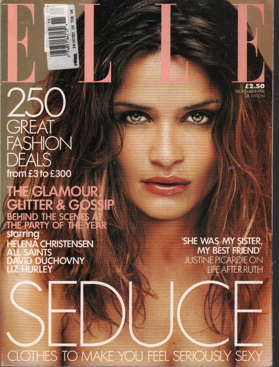 Elle UK Fashion Magazine November 1998 Helena Christen Sen Liz