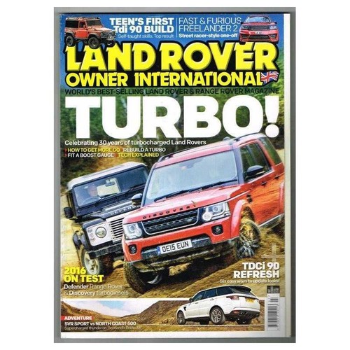 Land Rover Owner International Magazine July 2016 mbox1960 Turbo! eBay