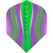 Harrows Silika Lumen Patented Crystalline Coated Green No6 Standard Dart Flights