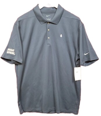 New Nike Dri Fit Mens Polo SS Shirt Navy Blue Sz L NWT Bombay Saphire advertise