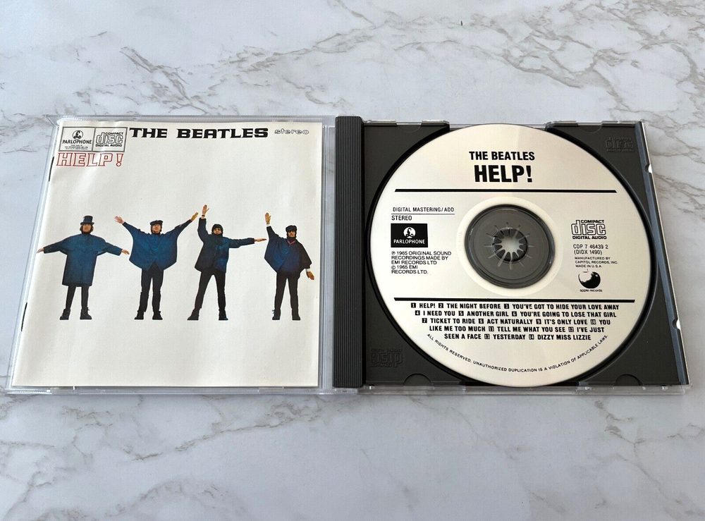 The Beatles Help CD Parlophone CDP 7 46439 2 John Lennon, Yesterday, I Need You