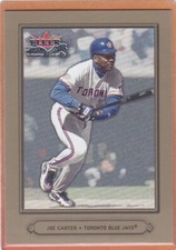 2002 FLEER FALL CLASSIC BASEBALL JOE CARTER #37 BLUE JAYS NMMT *A15282