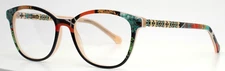 COCO SONG Real Thing CV237 Col 1 Womens Semi Cat Eye Eyeglasses 50-17-140 B:41