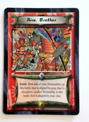 Rise, Brother L5R Legend of the Five Rings CCG Anvil of Despair 1996