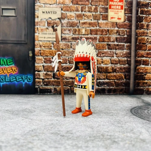 Vintage Playmobil Miniature Special 4589 Western Native American Indian