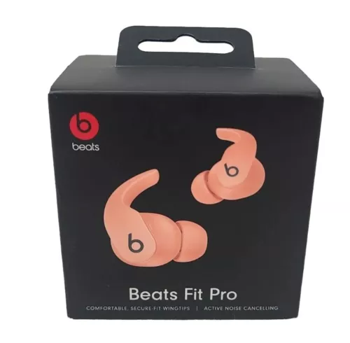 Beats Fit Pro True Wireless Noise Cancelling In-Ear Earbuds - Coral Pink - New