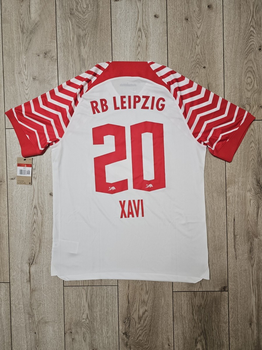 RED BULL RB LEIPZIG 2023 2024 HOME XAVI FOOTBALL SHIRT