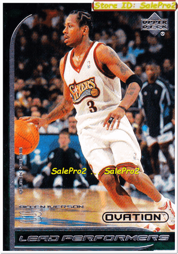100++ ALLEN IVERSON NBA SINGLES ROOKIE INSERT GAME JERSEY SET LOT YOU PICK LIST - Picture 39 of 66