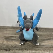 NINTENDO POKEMON CENTER 2014 CHARIZARD BLUE GRAY DRAGON STUFFED PLUSH ANIMAL TOY