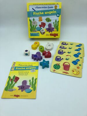 HABA Angelspiel aus Holz   Motorikspielzeug für Kinder ab 2 Jahren