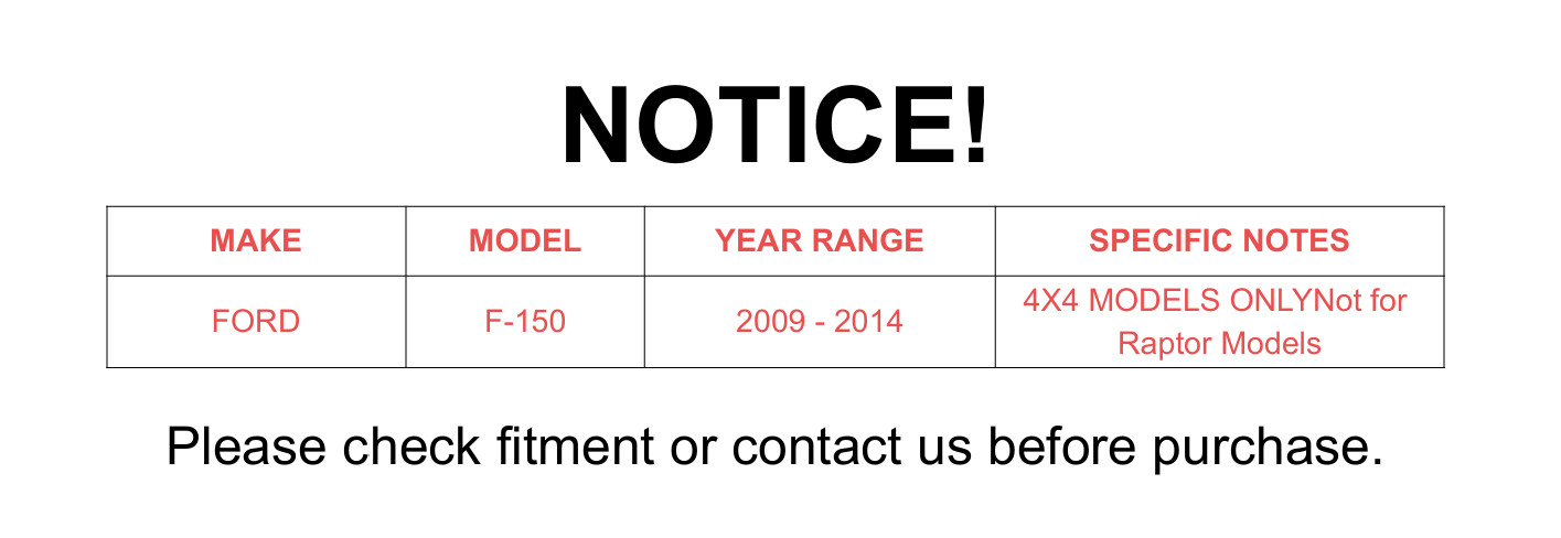 10pc Front Control Arm Ball Joint Tie Rod Suspension Kit for 09-14 Ford F150 4WD