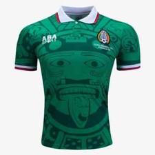 Mexico National Team World Cup 1998'' Football Soccer - 2XL (Run Small)