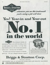 1955 Briggs Stratton Gasoline Engines Air Age Engineering Corp Print Ad SP22