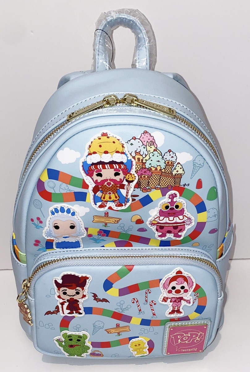 NWT LOUNGEFLY FUNKO POP! CANDY LAND GAME BOARD MINI BACKPACK  display picture 1