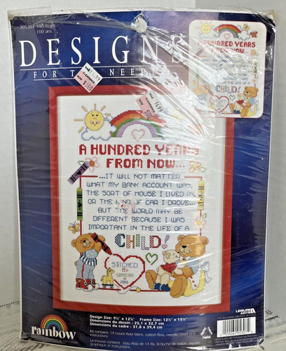Designs 100 Years I was Important in the Life of a Child Cross Stitch Kit