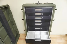 Pelican-Hardigg 472-MEDCHEST3-8D-182 - 8 Drawer Medical Chest 34x21x12 Case