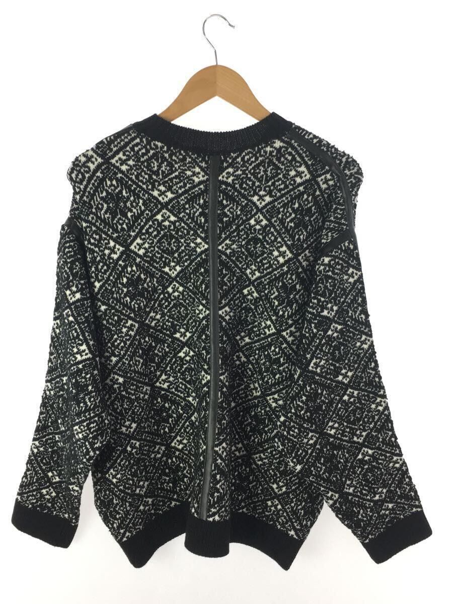 iroquois knit sweater 5G FAIR ISLE JQ 1 cotton Black 278204 Used 