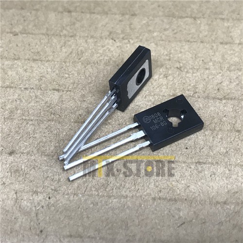 10 Pezzi Tiristore SCR MCR106-8G – 4A 600V TO225AA (ON Semiconductor)