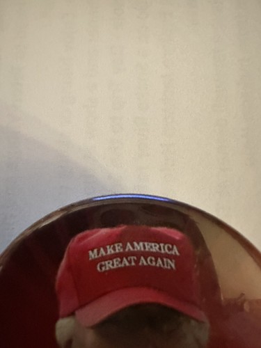 2016 Donald Trump 2" / "Red MAGA Hat" Presidential Campaign Button - Picture 5 of 7