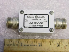 California Amplifier 00225 DC Block 3.7 to 4.2 GHz  Type-N