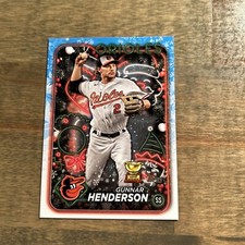 Gunnar Henderson Rookie Gold Cup 2024 Topps Holiday Baltimore Orioles #H150 A63