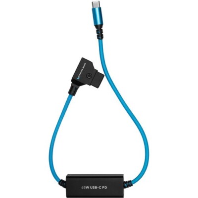 New Kondor Blue D-Tap to USB-C Power Delivery Cable for Mirrorless Cameras (16'')