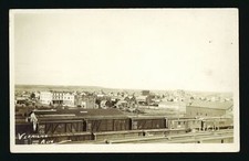 Vermilion Alberta A bird's eye view of Vermillion Alberta Old Photo