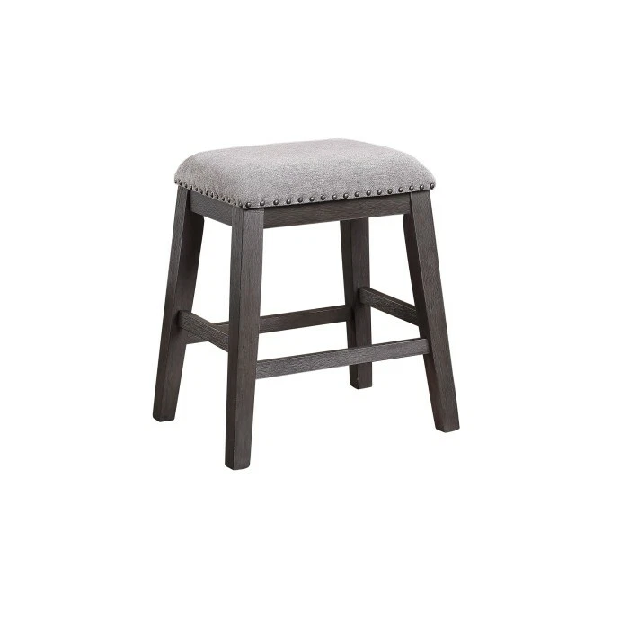 SET OF 2 COUNTER HEIGHT STOOL IN 2 TONES - Image 3 of 4
