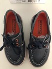 Sperry Top-Sider Halyard Navy/ Orange Boys Size 8.5M Shoes — photo 2