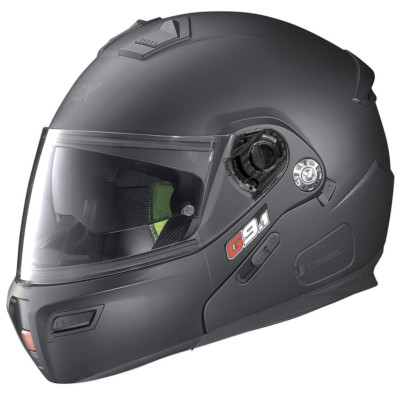 GREX G9.1 EVOLVE KINETIC FLACH SCHWARZ FLIP VORNE FAHRRAD MOTORRAD MOTORRAD HELM