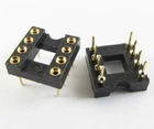 60pcs IC Socket Adapter 8 PIN Round DIP High Quality Gold