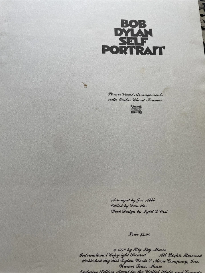 LOTE DE 5 CANCIONEROS DE PARTITURAS DE BOB DYLAN RARA COLECCIÓN AÑOS 60 con LETRAS Foto 3 de 4