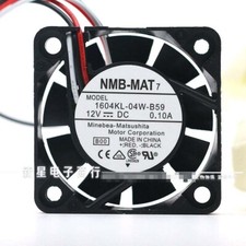 NMB 1604KL-04W-B59 4010 4CM 12v 0.1A High Volume Double Ball Fan