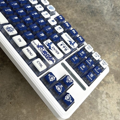 Blue and White Porcelains Keycap PBT Chinese Keyboards ASA Profile Keycap - Picture 5 of 8