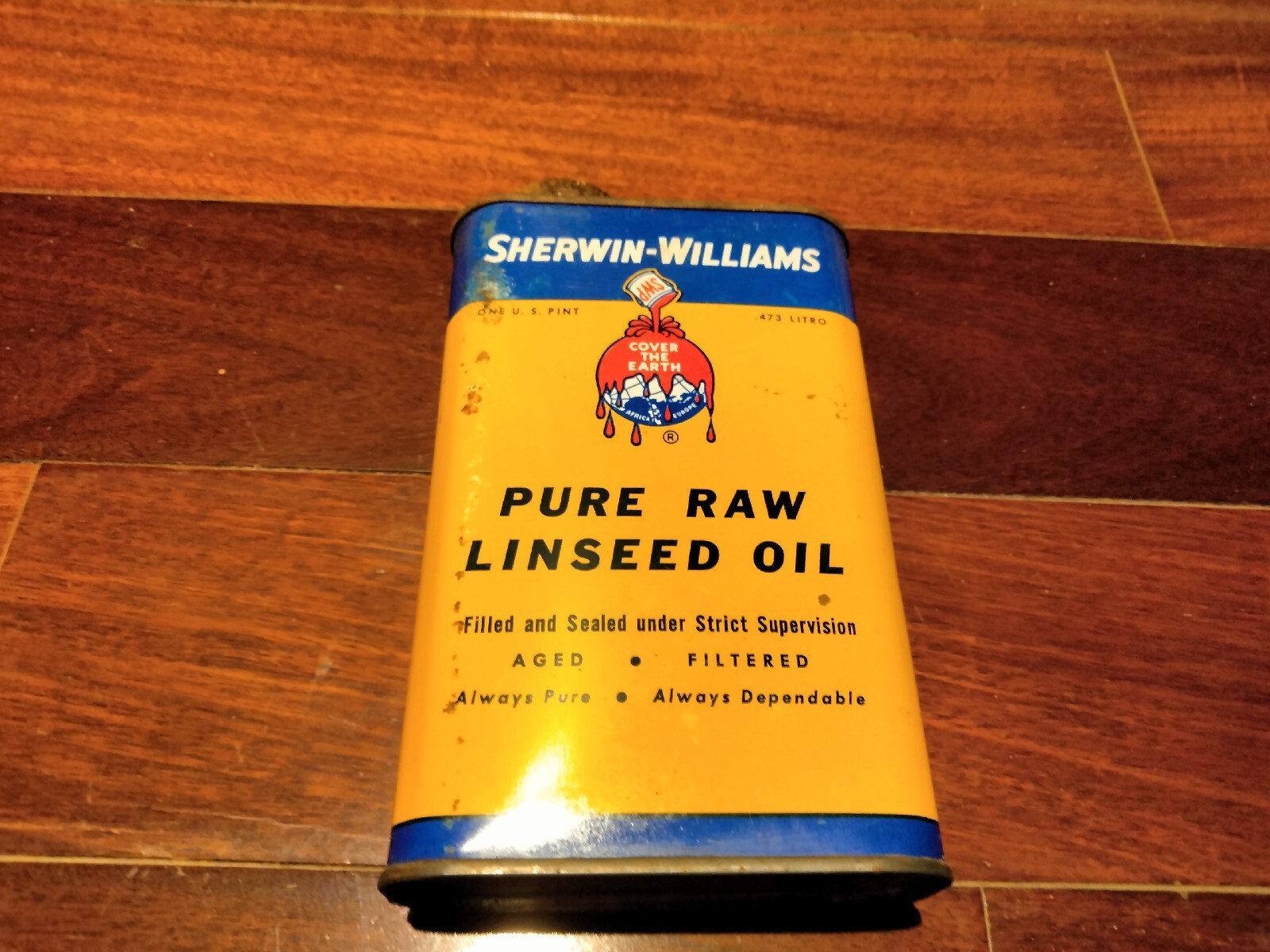Vtg. SHERWINWILLIAMS PURE RAW LINSEED OIL Read Description eBay